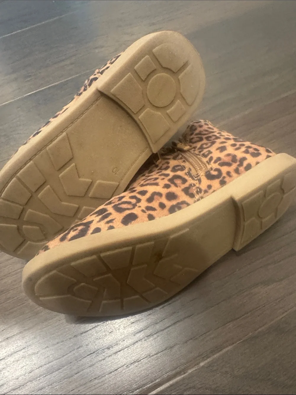 Tucker + Tate Kids Leopard Chelsea Boots - Tan/Brown